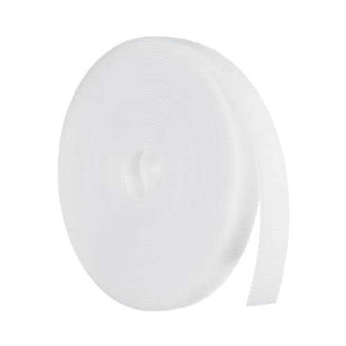 HARFINGTON Garden Plant Tape 16.4ft 25/64" Reusable Ties Strap White - color: White, size: 16.4ft x 25/64"