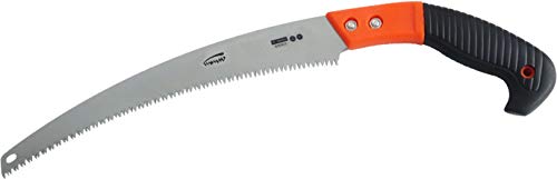 Edward Tools Heavy Duty Pruning Saw with Sheath - 12” Razor Tooth Blade - Japanese Style Samurai Saw for Trimming Trees, Branches, Garden - Arborist 7 TPI Grade