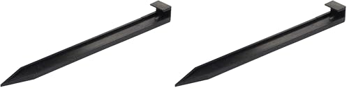 EasyFlex 10 in. Landscape Anchoring Stake Pack - 10 Ct., Black (Pack of 2) - size: 10 Count (Pack of 2)