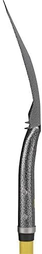 Spear Head Spade SHFD3 40" Yellow Garden Spade Shovel - Gardening Shovel with a 9" x 11" Beveled Blade, Steel-Reinforced Fiberglass Long Handle & Cushioned D-Grip - Digging Spade for Planting - color: Yellow