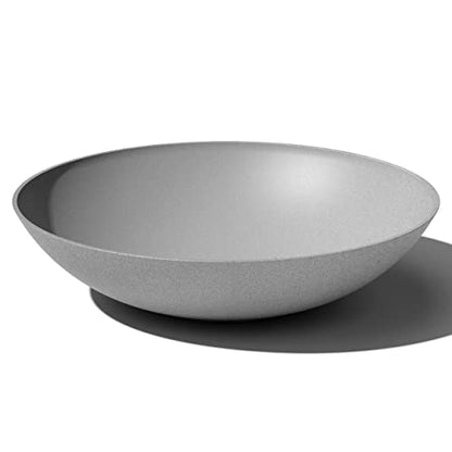Veradek Mason Series Lane Bowl - Large Outdoor Bowl Planter - color: Gray, size: 8"H x 32"DIA