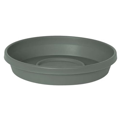 Bloem Terra Plastic Saucer Tray for 12" Terra Planters, UV-Resistant, Basil - color: Basil, size: 12"