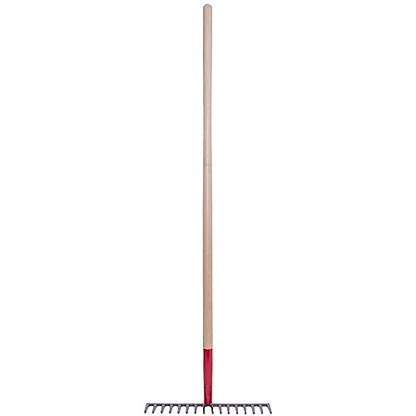 Marshalltown Industrial Rake, 16 Tooth Road Rake, 60 Inch, Grading Tool