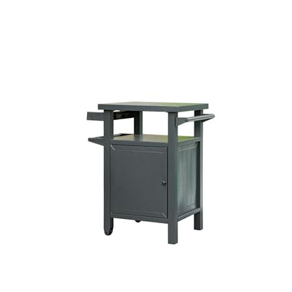 Patio Storage Box Outdoor Storage Cabinet - color: Grey - 29.92 X 20.31 X 35.51 Inch