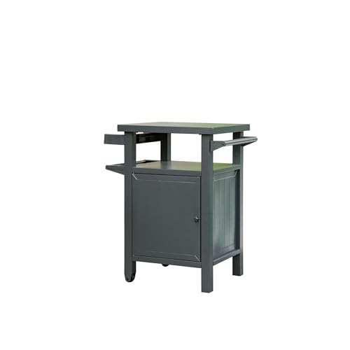 Patio Storage Box Outdoor Storage Cabinet - color: Grey - 29.92 X 20.31 X 35.51 Inch