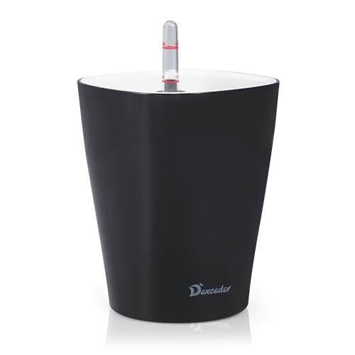 Dexceder 6x7 Self Watering Planter (Black) - color: Black