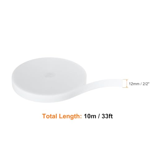 HARFINGTON Garden Plant Tape 33ft 1/2" Reusable Ties Strap White - color: White, size: 33ft x 1/2"
