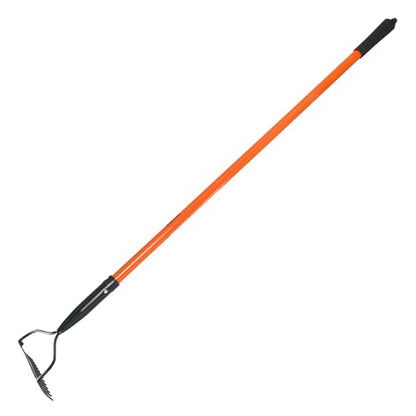 Ironton Bow Rake, 14 Tines, 52in.L Fiberglass Handle, 13.78in.W Carbon Steel Head