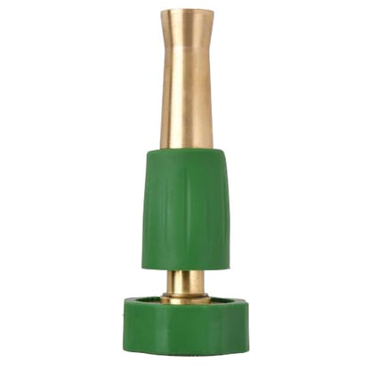4 Inch Heavy Duty Brass Twist Garden Watering Nozzle, Adjustable Multi Spray Pattern Hose Sprayer, Leak Proof Ergonomic Handheld Water Sprinkler for Lawn, Plant & Outdoor Irrigation