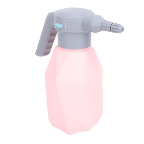 Aoresac 0.5 Gallon Electric Spray Pot 2L Spraying Bottle Automatic Watering Can with Adjustable Spout Rechargeable Battery Powered for Indoor Outdoor Garden (2L Electric Watering Can Pink +