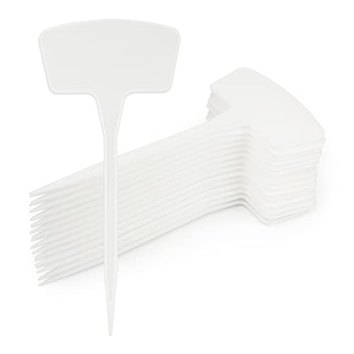 KINGLAKE GARDEN Plastic Plant Labels 10.4 inch 30 Pack Outdoor Garden Tags
