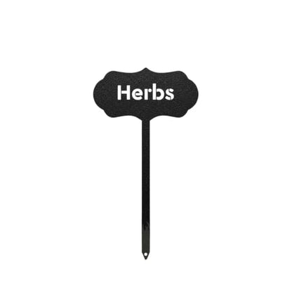 RealSteel Metal Seed & Plant Markers – Elegant Indoor & Outdoor Garden Stakes – Durable Herb, Vegetable & Fruit Plant Labels for Pots, Raised Beds & Greenhouse – Farmhouse Garden Gift - (Herbs) - style: HERBS