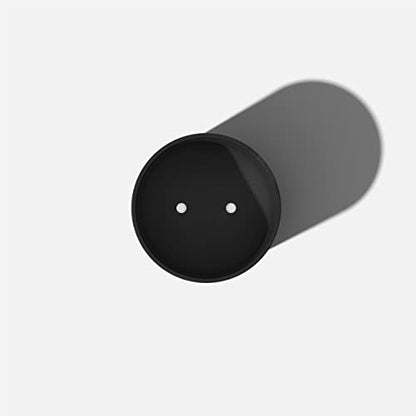Veradek Mason Series Lima Planter - Large Round Outdoor Planter - color: Black, size: 10 inches
