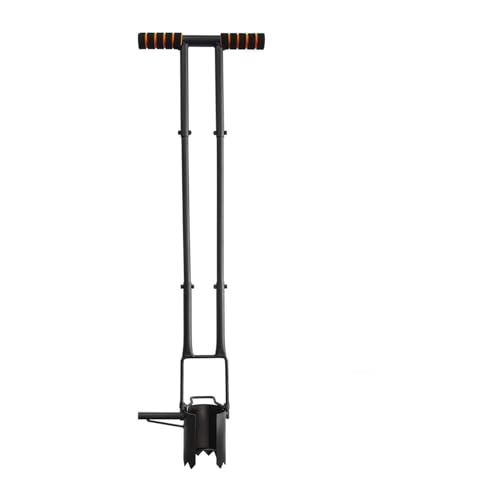 BAUSATZ Seedling Transplanter Tool Garden Bulb Planter Tool Long Handle 37.4inch Bulb Digger Tool with Double Pole 100pound Weight Bearing to Transplant or Plant Seedlings
