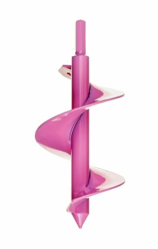 Power Planter 307PNK 3 x 7 in. Bulb Planting Auger & Bedding Plant Tool Pink - color: Pink