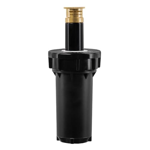 Orbit 80329 2" Professional Series Adjustable Pressure-Regulating Spray Sprinkler Body with Brass 15' Quarter Pattern Nozzle - style: Brass 15' Quarter Pattern