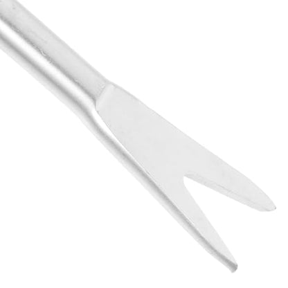 NUOBESTY Weed Puller Tool Wooden Handle Root Puller for Dandelion Weed Manual Remover Tool for Garden Digging Soil Loosening Transplanting Seedlings 11.81In