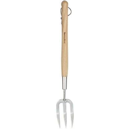 Berry&Bird Garden Hand Fork, 22.6 In Long Handle Stainless Steel Weed Fork - size: Hand Fork