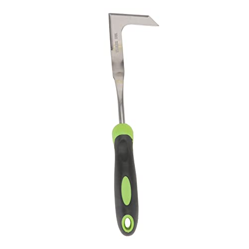Toyvian L-Shaped Weeder Tool Manual Weed Extractor Stainless Steel