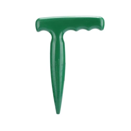 Plant Green Practical Durable Plant Sow Dibber Hole Punch Version Loosen Soil Soil Dibbler Garden(Green)