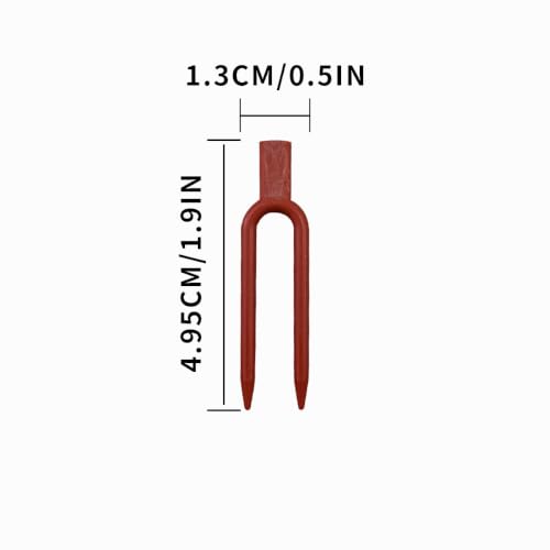 KVZVK 200 Pcs Strawberry Fixing Support Pins Plastic Plant Clips,U-Shaped Garden Anchor Clips for Plant Cuttings and Runners Rooting