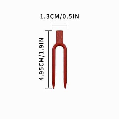 KVZVK 200 Pcs Strawberry Fixing Support Pins Plastic Plant Clips,U-Shaped Garden Anchor Clips for Plant Cuttings and Runners Rooting