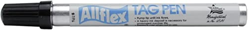 Allflex Tag Marking Pen Black Comes with Fine and Broad Tips - 2 Pack