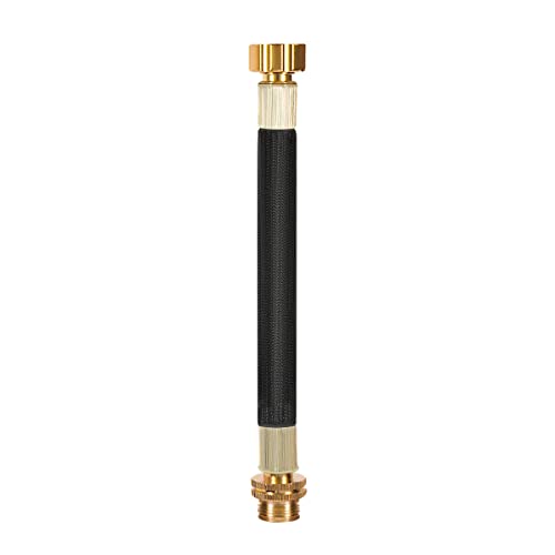 persevere 0.8ft Garden Hose Extension Flexible Water Hose Adapter Short Connector Hose with Integrated Spiral Tube for Hose Reel/RV/Dehumidifier - size: 0.8ft
