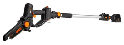 WEN 20V Max Cordless 2-in-1 6-Inch Chainsaw and Pole Saw with 12.3-Foot Reach, 4Ah Battery and Charger (20751) - style: 20V 6 in. Chainsaw & Pole Saw