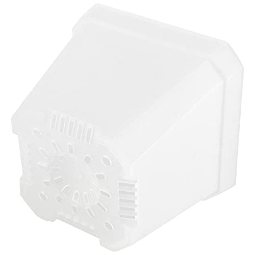 40 PCS 4 Inches Plastic Square Nursery Pot, Transparent Square Plastic Starter Pots with Drainage Hole, Clear Nursery Pots for Your Room, Garden, Office and Balcony Decor - size: 4 Inch 40 PCS