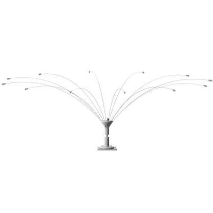 Salcod Bird Deterrent Outdoor, 360° Wind-Powered Stainless Steel Rods, 4ft - size: 4 ft