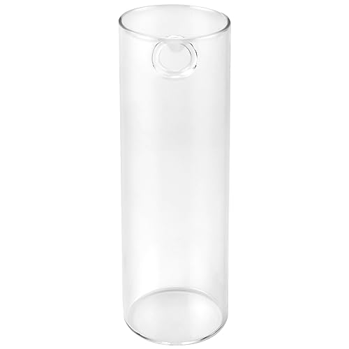 JEUIHAU 6 PCS Glass Wall Mounted Planters, Wall Glass Tube Plant Holder, Plant Propagation Containers for Hydroponics Plants, Garden Decor