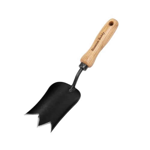 Tulip Garden Trowel, Stainless Steel Trident Tip Hand Shovel for Planting - size: 31CM Tulip Hand Trowel