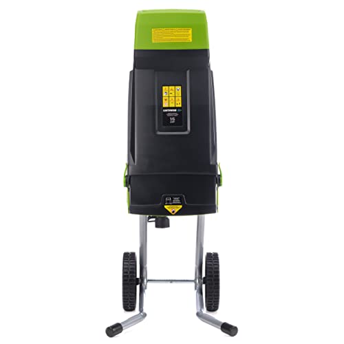 Earthwise GS015 15-Amp Electric Corded Chipper/Shredder with Collection Bag - style: 15-Amp, 8:1 Thick Mulch Ratio
