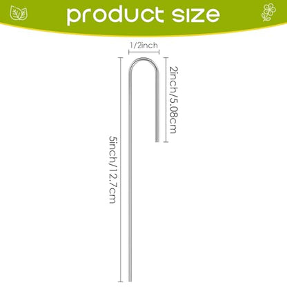 Irrigation Drip Tubing Landscape Staples Garden Stakes