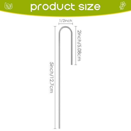 Irrigation Drip Tubing Landscape Staples Garden Stakes