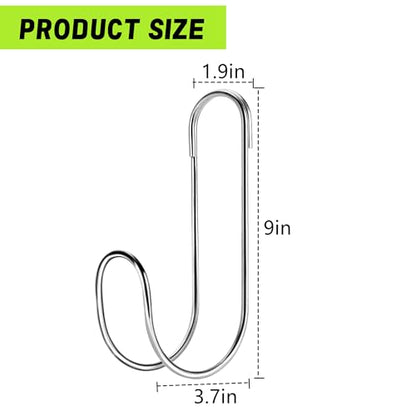 Adnee 2 Pcs Flexible Garden Hose Storage Hook-Stainless Steel Water Hose Hanger Support Up to 44lbs-Hanging Stainless Hose Holder for Indoor Outdoor Home Garden Water Hose Storage