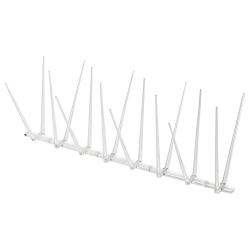 Bird B Gone EnviroSpike Plastic Bird Spikes, 100ft, Clear - size: 100 Feet Long