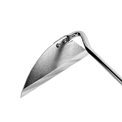 Japanese Weeding Tool Nejiri Gama Weeding Hoe Sharp Japanese Steel with Wood Handle, Nejiri Gama Weeding Sickle, Made in Japan, Hand Weeder Tool for Garden, Silver - color: Brown Nejiri Gama