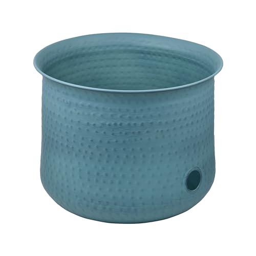 LifeSmart Steel Garden Hose Pot Holder - color: Harbor Teal