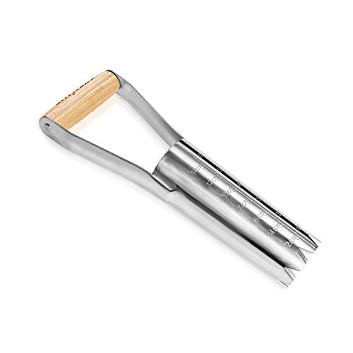 Garden Bulb Planter with 6 inches Depth Mark, Bulb Transplanter - size: 14.3in Bulb Planter