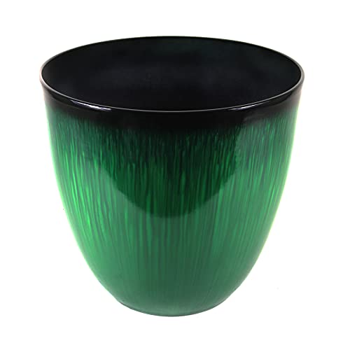 Gardener Select EPR18-205 Egg Planter Green Flower, 18" - color: Green, size: 18"
