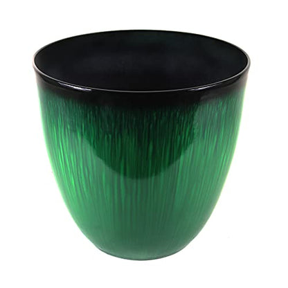 Gardener Select EPR18-205 Egg Planter Green Flower, 18" - color: Green, size: 18"