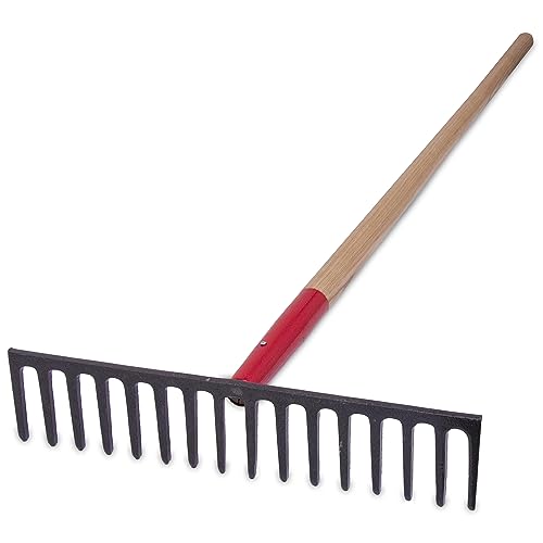 Marshalltown Industrial Rake, 16 Tooth Road Rake, 60 Inch, Grading Tool