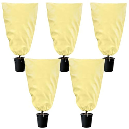 5 Pcs Plant Covers Freeze Protection 23.62 x 31.49 inch