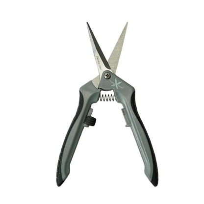 Piranha Pruner Trimming Scissors Garden Shears, Plant Trimmers, Gardening Hand Tools, Straight Stainless Steel Blade