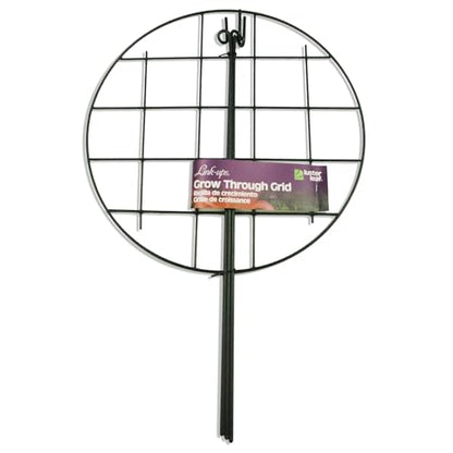 Luster Leaf (971) 12” Round Grow Through Grid w/ 18” legs - style: 12” Grid