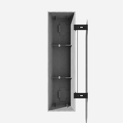 Veradek Pure Series Railing Planter - Tapered Window Box with Bracket - color: Gray, size: 36 inch - 2 Pack