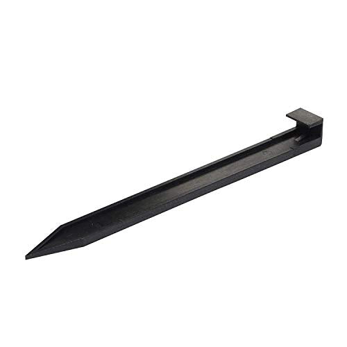 EasyFlex 10 in. Landscape Anchoring Stake Pack - 10 Ct., Black - size: 10 Count (Pack of 1)