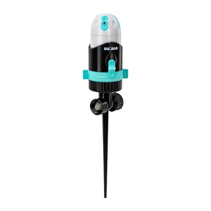 QUOBAS 360°Rotating Sprinkler for Yard, Heavy Duty Water Sprinkler for Lawn